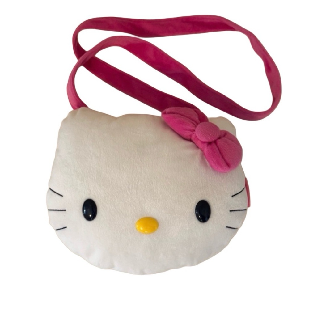 Hello Kitty White and Pink Kids Crossbody Bag